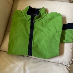 ST. JOHN’S BAY ENDURANCE FLEECE LARGE CELADON COLOR BLOCK